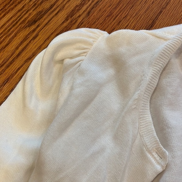 Crewcuts Girl’s White Cardigan Size M (8-9) - Picture 5 of 7